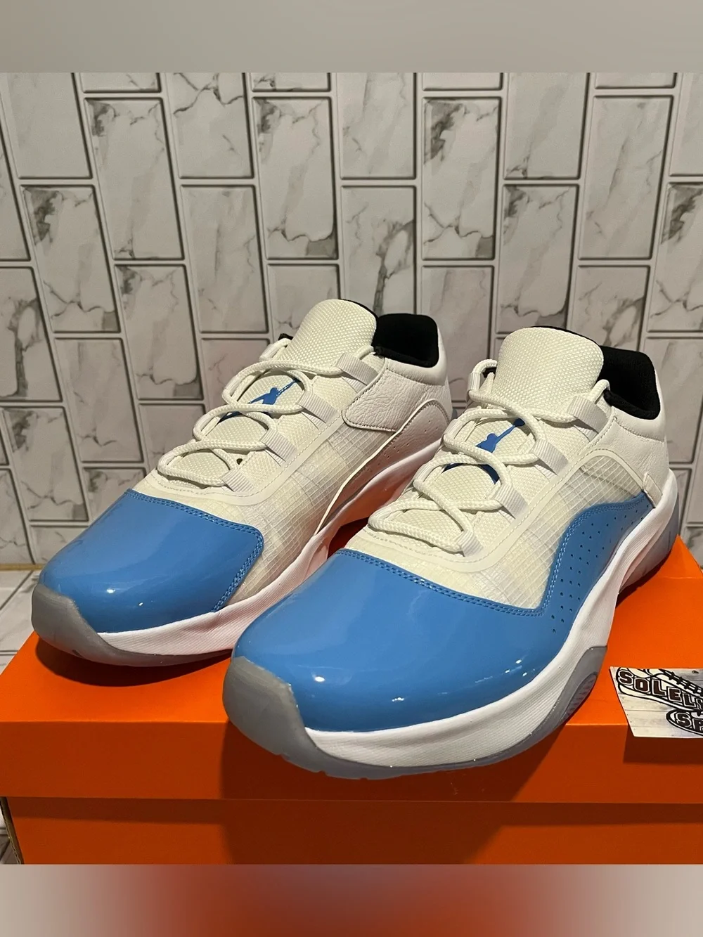 New Nike Air Jordan 11 CMFT Low Retro UNC Blue Tarheels Basketball Mens Mens